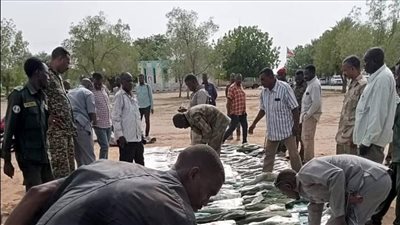 ضبط أسلحة ومعدات عسكرية في السودان