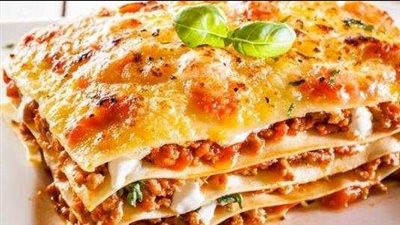 حضري لازانيا باللحم علي الطريقة الإيطالية 