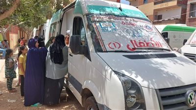 الكشف على 1159 مواطن بقافلة طبية بقرية منشية ناصر بدمياط 