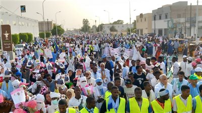 مسيرة حاشدة في موريتانيا مطالبين بإعادة الانتخابات ومحاكمة المزورين