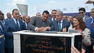 وزير التنمية يشارك في وضع حجر أساس المنطقة اللوجيستية بكفر الشيخ