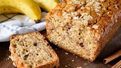 طريقة عمل كيكة الشوفان بالموز| يمكن تناولها في الدايت