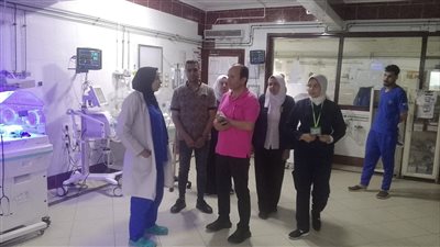 جولة مفاجئة لوكيل صحة البحيرة بمستشفي الأطفال فى أبو حمص