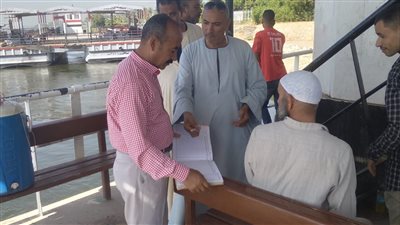 جولة لمتابعة المعديات النيلية بالمنيا 