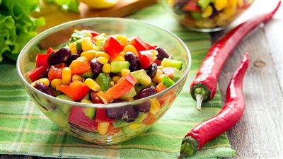 تساعد على خسارة الوزن| طريقة عمل سلطة الفاصوليا الحمراء