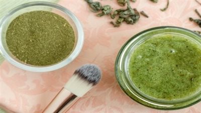 فوائد ماسك الشاي الأخضر على بشرتك قبل عيد الأضحي 