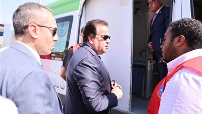 متابعة حملة 100 يوم صحة من الغرفة المركزية للتحكم بالعاصمة الإدارية