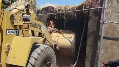 إزالة فورية  لـ 7 حالات تعدى بسرس الليان ومنوف والباجور وتلا