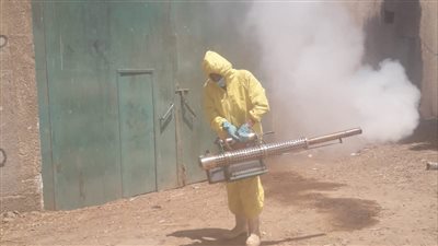 تطهير وتعقيم  المجازر الحكومية بالمنيا 