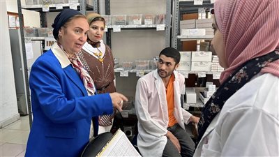 وكيل صحة الإسكندرية تتفقد مبادرة 100 يوم صحة 