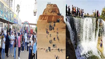 المصريون يهربون من حرارة الجو إلى الشواطئ والحدائق والمتنزهات
