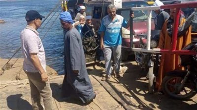 حملات تفتيشية على المراكب النيلية والمعديات بالمنيا خلال العيد