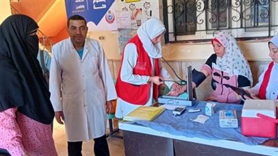 حملة 100 يوم صحة تواصل أعمالها خلال عيد الأضحى بالبحيرة