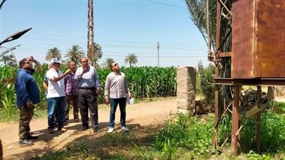 سكرتير بنى سويف يتفقد مشروعات الخطة الاستثمارية لمركزي الفشن وسمسطا