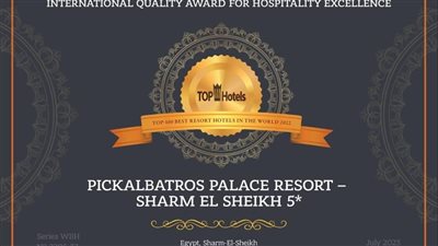 الباتروس للفنادق ضمن أفضل ١٠٠ منتجع على مستوى العالم للسوق الروسي