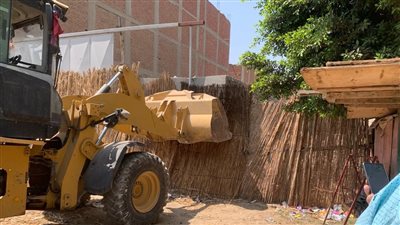 ضبط وإزالة 76 مخالفة بناء على الأراضي الزراعية بالجيزة