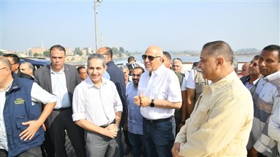 وزير الري ومحافظ الغربية يتفقدان عددا من الترع بزفتى وسمنود