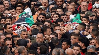 تشييع جثامين شهداء عدوان الاحتلال على جنين