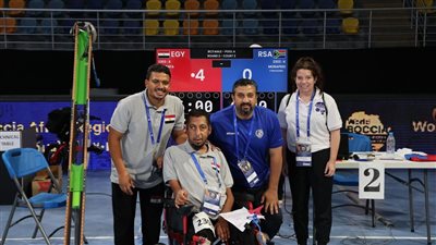 سمير عبدالمعز يتوج بأول ذهبية لمصر بالبطولة الأفريقية للبوتشا