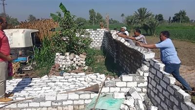 المنيا تتصدى لـ 32 حالة تعدِِ بالبناء المخالف 