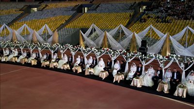 المنطقة الشمالية العسكرية تنظم حفل زفاف جماعي لـ 300 شاب وفتاة