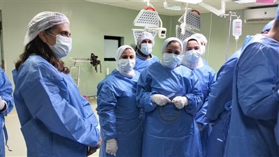 تشغيل المنظار الجاسوس بمستشفى منيا القمح المركزي 