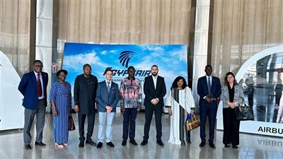 الطيران المدني تنظم زيارات ميدانية لوزير نقل بوركينا فاسو