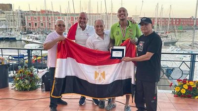 البطل أحمد أسامة يعيد مجد تماسيح النيل بنابولي