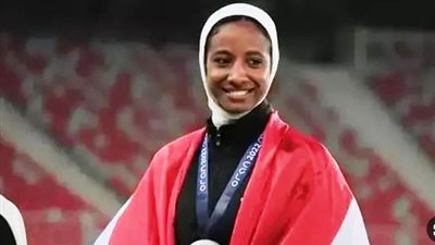 إسراء عويس تحقق ذهبية الثلاثي في دورة الألعاب العربية 