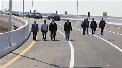 تفاصيل التشغيل التجريبي لكوبرى طه حسين المرحلة الثالثة من محور ياسر رزق