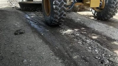 تمهيد وتسويه طريق نجع سعيد وعزبة الألفي بدشنا