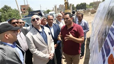 محافظ بنى سويف مشروع إنشاء كوبرى  مزلقان الفيوم  الواسطى