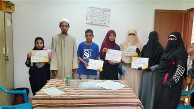مسابقة دينية فى حفظ القران الكريم بمركز شباب أبو حمودي بقنا