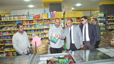 سكرتير بنى سويف يشرف على  حملة  للجنة حماية المستهلك لمتابعة الأسواق