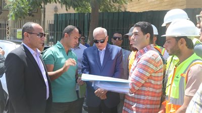 محافظ الجيزة يتفقد نسب تنفيذ مشروع توسعة وتطوير كوبرى 15 مايو 