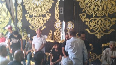 زحام في عزاء والد اللاعب مروان عطية.. صور