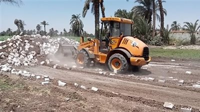 إزالة 110 حالة تعدي ضمن المرحلة الثالثة ببني سويف