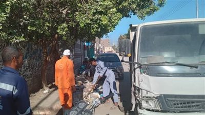 حملة نظافة موسعة لرفع المخلفات والقمامة بدشنا
