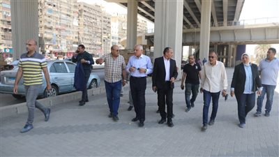 محافظ الجيزة يتابع تجهيزات إنشاء مواقف سرفيس وساحات انتظار أسفل محور كمال عامر