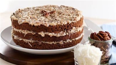 اصنعي الكيكة الشهية بالشوكولاتة علي الطريقة الألمانية 