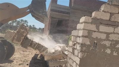 إزالة 25 حالة تعد على الأراضي الزراعية بالبحيرة 