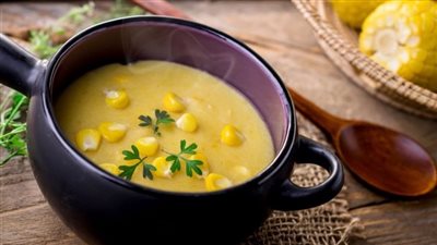 طريقة عمل شوربة الشوفان بالدجاج والذرة