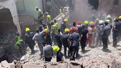 عرسان بين ضحايا عقار حدائق القبة المنهار (خاص الوفد) 