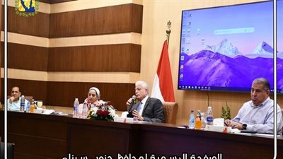 محافظ جنوب سيناء يشكر وزيرة التضامن لدعمها المحافظة