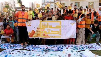 أنشطة توعوية للوقاية من تعاطي المخدرات بحدائق أكتوبر