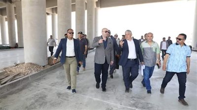 تسريع وتيرة العمل بمشروع مجمع مواقف السيارات ببني سويف 