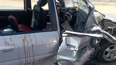 تفاصيل حادث تصادم سيارة وتروسيكل فى الإسماعيلية
