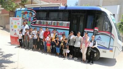  استمرار تجوال أتوبيس المكتبة المتنقلة بقرى الشرقية