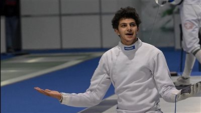 محمد ياسين يتأهل لدور الـ64 الرئيسي في بطولة العالم للسلاح بإيطاليا