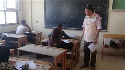 1065 طالب بالشهادة الإعدادية يؤدون امتحان مادة الهندسة بابو تشت